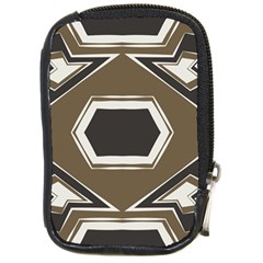 Abstract Pattern Geometric Backgrounds   Compact Camera Leather Case by Eskimos