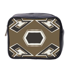 Abstract Pattern Geometric Backgrounds   Mini Toiletries Bag (two Sides) by Eskimos