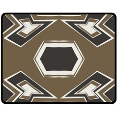 Abstract Pattern Geometric Backgrounds   Fleece Blanket (medium)  by Eskimos