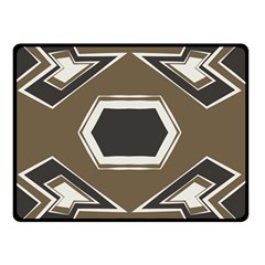 Abstract Pattern Geometric Backgrounds   Double Sided Fleece Blanket (small)  by Eskimos