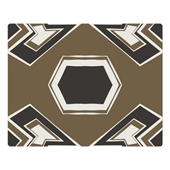 Abstract Pattern Geometric Backgrounds   Double Sided Flano Blanket (large)  by Eskimos