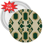 Abstract pattern geometric backgrounds   3  Buttons (100 pack)  Front