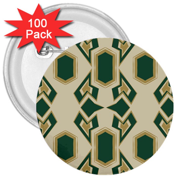 Abstract pattern geometric backgrounds   3  Buttons (100 pack) 