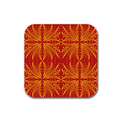 Abstract Pattern Geometric Backgrounds   Rubber Square Coaster (4 Pack) by Eskimos