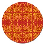 Abstract pattern geometric backgrounds   Magnet 5  (Round) Front