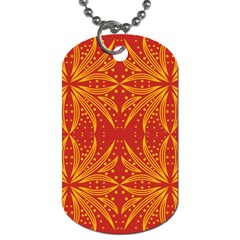 Abstract Pattern Geometric Backgrounds   Dog Tag (two Sides) by Eskimos