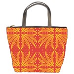 Abstract pattern geometric backgrounds   Bucket Bag Front