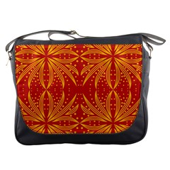 Abstract Pattern Geometric Backgrounds   Messenger Bag by Eskimos