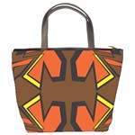 Abstract pattern geometric backgrounds   Bucket Bag Back