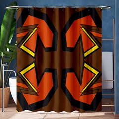 Abstract pattern geometric backgrounds   Shower Curtain 60  x 72  (Medium) 