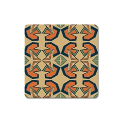 Abstract Pattern Geometric Backgrounds   Square Magnet by Eskimos