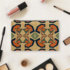 Abstract Pattern Geometric Backgrounds   Cosmetic Bag (medium) by Eskimos