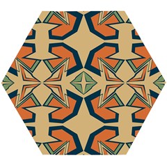 Abstract Pattern Geometric Backgrounds   Wooden Puzzle Hexagon by Eskimos