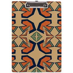 Abstract Pattern Geometric Backgrounds   A4 Clipboard by Eskimos