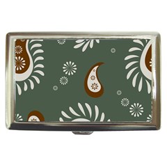 Floral Pattern Paisley Style Paisley Print  Doodle Background Cigarette Money Case by Eskimos