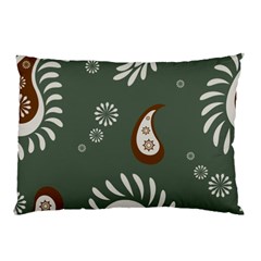 Floral Pattern Paisley Style Paisley Print  Doodle Background Pillow Case (two Sides) by Eskimos