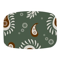 Floral Pattern Paisley Style Paisley Print  Doodle Background Mini Square Pill Box by Eskimos