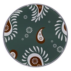 Floral Pattern Paisley Style Paisley Print  Doodle Background Wireless Charger by Eskimos