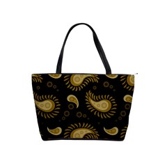 Floral Pattern Paisley Style Paisley Print  Doodle Background Classic Shoulder Handbag by Eskimos