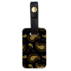 Floral Pattern Paisley Style Paisley Print  Doodle Background Luggage Tag (one Side) by Eskimos