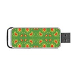 Floral pattern paisley style Paisley print  Doodle background Portable USB Flash (Two Sides) Front