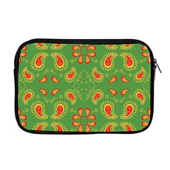 Floral Pattern Paisley Style Paisley Print  Doodle Background Apple Macbook Pro 17  Zipper Case by Eskimos