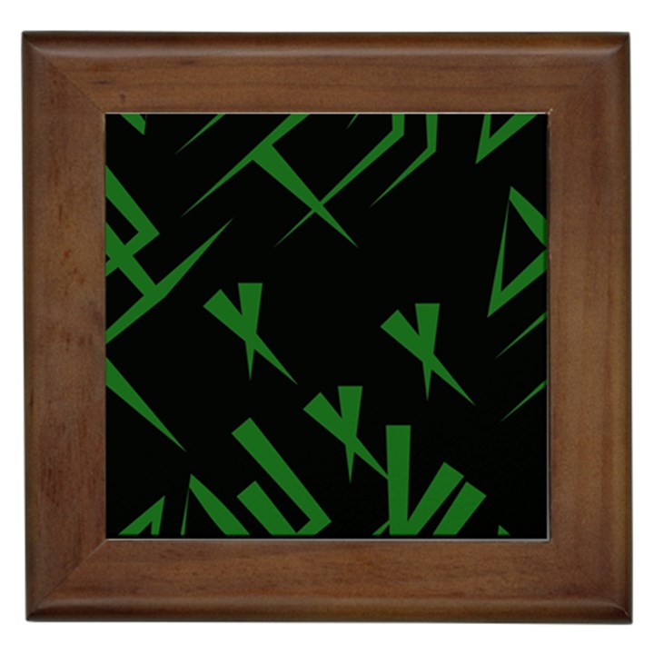 Abstract pattern geometric backgrounds   Framed Tile