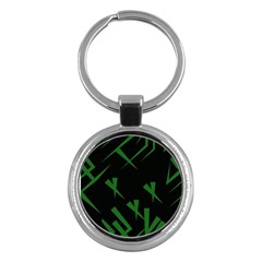 Abstract Pattern Geometric Backgrounds   Key Chain (round) by Eskimos