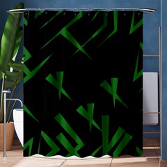 Abstract Pattern Geometric Backgrounds   Shower Curtain 60  X 72  (medium)  by Eskimos