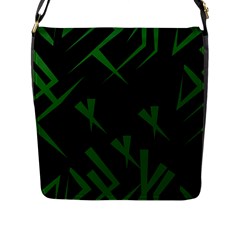 Abstract Pattern Geometric Backgrounds   Flap Closure Messenger Bag (l) by Eskimos