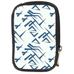 Abstract Pattern Geometric Backgrounds   Compact Camera Leather Case by Eskimos