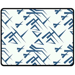 Abstract Pattern Geometric Backgrounds   Fleece Blanket (medium)  by Eskimos