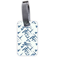 Abstract Pattern Geometric Backgrounds   Luggage Tag (two Sides) by Eskimos