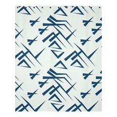 Abstract Pattern Geometric Backgrounds   Shower Curtain 60  X 72  (medium)  by Eskimos