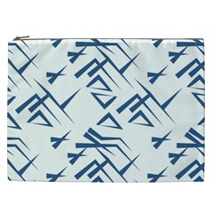 Abstract Pattern Geometric Backgrounds   Cosmetic Bag (xxl) by Eskimos