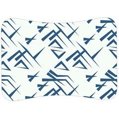 Abstract Pattern Geometric Backgrounds   Velour Seat Head Rest Cushion by Eskimos