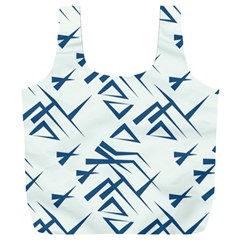 Abstract Pattern Geometric Backgrounds   Full Print Recycle Bag (xxl) by Eskimos