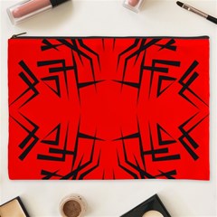 Abstract Pattern Geometric Backgrounds   Cosmetic Bag (xxxl) by Eskimos