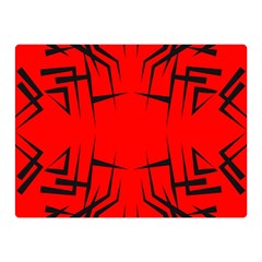 Abstract Pattern Geometric Backgrounds   Double Sided Flano Blanket (mini)  by Eskimos