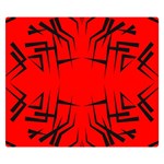 Abstract pattern geometric backgrounds   Double Sided Flano Blanket (Small)  50 x40  Blanket Front