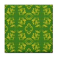 Abstract Pattern Geometric Backgrounds   Tile Coaster by Eskimos