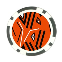 Abstract Pattern Geometric Backgrounds   Poker Chip Card Guard by Eskimos