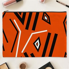 Abstract Pattern Geometric Backgrounds   Cosmetic Bag (xxxl) by Eskimos