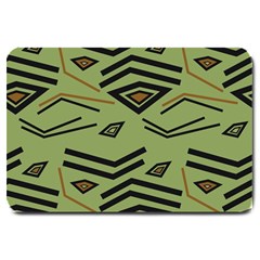 Abstract Pattern Geometric Backgrounds   Large Doormat  by Eskimos