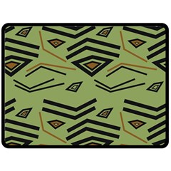 Abstract Pattern Geometric Backgrounds   Double Sided Fleece Blanket (large)  by Eskimos