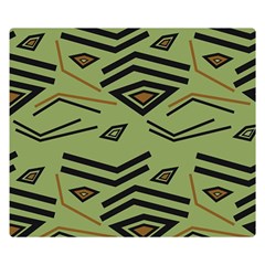 Abstract Pattern Geometric Backgrounds   Double Sided Flano Blanket (small)  by Eskimos