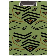 Abstract Pattern Geometric Backgrounds   A4 Clipboard by Eskimos