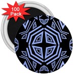 Abstract pattern geometric backgrounds   3  Magnets (100 pack) Front