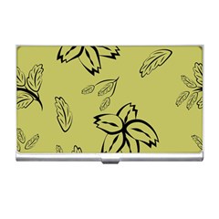 Folk Flowers Print Floral Pattern Ethnic Art Business Card Holder by Eskimos