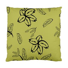 Folk Flowers Print Floral Pattern Ethnic Art Standard Cushion Case (one Side) by Eskimos